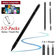 3/2-Packs 3-in-1 Capacitive Stylus For iPad/Samsung/Apples Magnetic Touch Pen picture