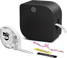 Phomemo P12 Bluetooth Thermal Label Maker Machine Black Portable Mini picture