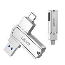 EAGET 512GB USB 3.2 Flash Drive, Thumb Drive Dual USB C/ USB A Port Memory Stick picture