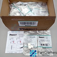 Fits Panduit Giga TX Cat6 jack White CJ688TGIW BOX OF 50. ！ picture