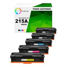 5 Pk TCT Premium 215A BCYM for Compatible HP LaserJet M155 Toner Cartridge- Not picture