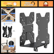 Adjustable Thin Client Mount Bracket for Mini PC & CPU VESA Under Desk Holder picture