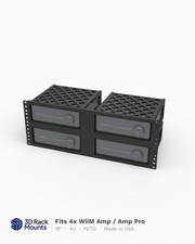 4x Wiim Amp/Amp Pro Rack Mount - 4U picture
