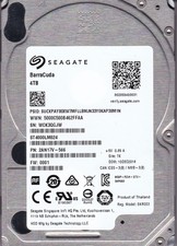 ST4000LM024 p/n: 2AN17V-566 s/n: WCK f/w: 0001 TK DEC 2018 4TB SATA 2.5