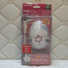Vintage Sanrio Hello Kitty Egg Mouse ELECOM Windows 98 Rare Y2K NIB Sealed picture