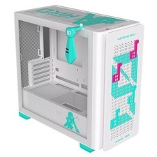 NEW ASUS A23 Hatsune Miku Edition Micro-ATX PC Case White BTF Motherboard Ready picture