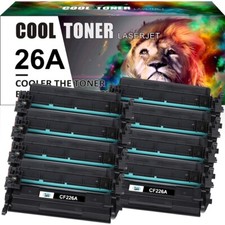 8x CF226A Toner Cartridge Black For HP 26A Laserjet Pro M402dn M426fdn M426fdw picture