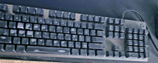 Logitech 100% G512 Dual USB Wired Gaming Keyboard Used but functioning well picture