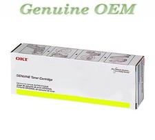 45643505 Original OEM Okidata Toner Cartridge, Yellow Standard Yield Genuine picture