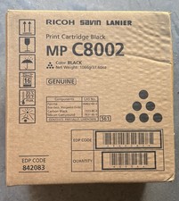 Ricoh MP C8002 Black Toner  Cartridge OEM 842083  Ricoh MP C6502 Genuine picture