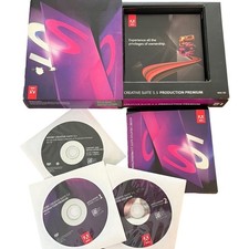Adobe Creative Suite 5.5 Production Premium Mac OS Retail Box Set CS5.5 DVD picture