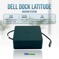 Dell USB-C 4K Thunderbolt Dock Station for Latitude 7490 7520 9410 NO ADAPTER picture