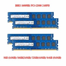 Hynix DDR3 8GB 16GB 32GB 1600MHz PC3-12800 240PIN PC12800 Desktop Memory RAM Lot picture