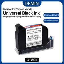 3pcs Blue Ink Cartridge Refillable Quick Dry for 12.7mm Handheld Inkjet Printer picture