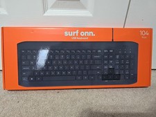 Surf Onn Wired USB Keyboard 104 Keys - Black picture