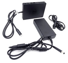 Dell WD15 K17A USB-C Laptop Docking Station K17A001 w/ 180W AC Adapter Tested picture