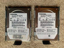 2 x Toshiba HDD2D62 MK1237GSX 120GB 5400 RPM, 2.5