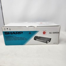 Sharp AL-110TD Black Cartridge Genuine Open Box Printer Ink Unused Sealed picture