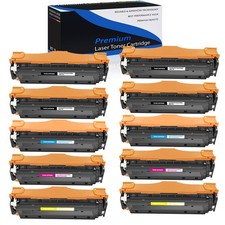 10PK CC530A 304A BK C Y M Color Toner Set for HP LaserJet CP2025dn CM2320n picture