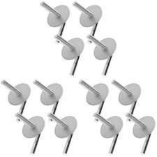 12Pcs Fan Replacement Screws Iron Silver Fan Base Pedestal Assembly picture