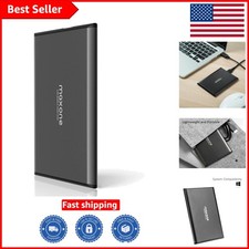 Charcoal Grey 500GB Ultra Slim External HDD - Plug & Play, USB 3.0 Compatible picture