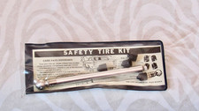 New Vintage US Robotics Tire Pressure Gauge and valve caps in Original Case USA picture