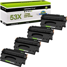 GREENCYCLE Q7553X 53X Toner Cartridge For HP Laserjet P2014 P2015X M2727nfs MFP picture
