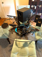 COMPLETE PC GAMING / STREAMING AUDIO SETUP – LOGITECH Z623 + MIC + HEADSET picture