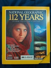 National Geographic 112 Years Collector's Edition 32 CD-ROM Set, Vintage, New picture