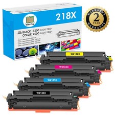 218A 218X Toner Cartridge w/Chip For HP W2180A W2180X 3201dw 3301cdw 3301fdw LOT picture