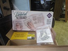 Vintage Microsoft 1994 Ergonomic Natural Keyboard used works picture