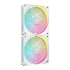 Corsair iCUE Link LX140 RGB PWM 140 mm 2000 rmp 4-Pin Case Fans 2-Pcs (White) picture