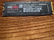 Samsung 990 PRO 1TB M.2 NVMe Internal SSD - Black (MZ-V9P1T0B/AM) picture