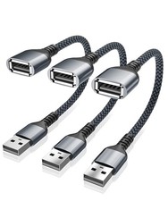 USB Data Blocker Adapter Type A Grey 3/4 Juice Jacking Protection USB Security picture