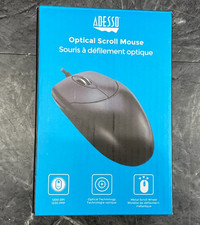 Adesso 3 Button Desktop Optical Scroll Mouse HC-3003PS ✅ ❤️️ ✅ ❤️ NEW OPEN BOX picture