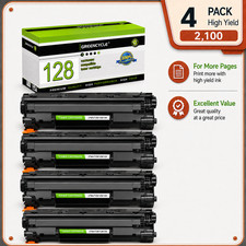 GREENCYCLE 4PK CRG126 Toner Cartridge For Canon126 ImageClass LBP6200d LBP6230dw picture