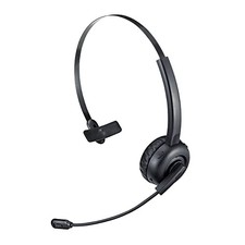 Sanwa Supply Bluetooth Headset Single Ear Over-Ear Unidirectional MM-BTMH58BK picture