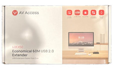 AV Access U2EX50 USB 2.0 Extender 60m 1:4 Plug and Play White picture