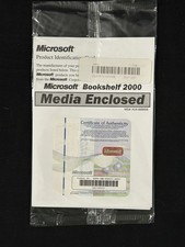 New Microsoft Bookshelf 2000 CD 1987-1999 with Certificate of Authenticity  picture