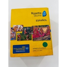 Rosetta Stone Spanish Latin America Levels 1-5 Box Set with Headset & Download picture