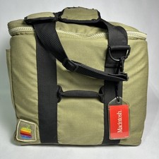 Vintage Apple Macintosh 80s Computer Travel Bag Tote Carry Case With Strap & Tag picture