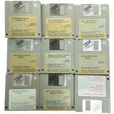 Software Lot 3.5” IBM Interleaf Publisher Ver 1.0.1 1989 Desktop Explorer VTG picture