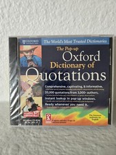 The Pop-up Oxford Dictionary of Quotations _ CD-ROM _ Windows 98, Mẹ, 2000, XP picture
