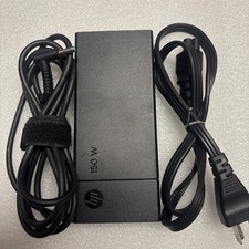 Original Hp 150W 19.5V 7.7A AC Adapter TPN-DA09 Pavilion Gaming-Blue Tip W Cable picture