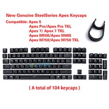 Replacement keycaps for Steelseries Apex M400 M500 M750 APEX 5 APEX 7 Keyboard picture