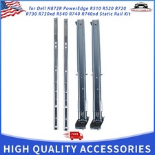 H872R 2U Static Rail Kit for Dell PowerEdge R510 R520 R720 R730 R730xd R740 New picture