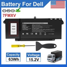 7FMXV Battery For Dell Latitude 5320 7320 7420 7520 9JM71 TN2GY 4M1JN 15.2V 63Wh picture