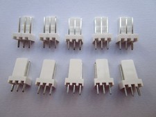 1000 pcs Pitch 2.54mm 2510 3 Pin Male Plug Connector White Color New picture