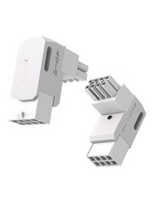 2 PCS 8Pin PCIe GPU Power Adapter 90Degree Angled Connector Reverse White picture