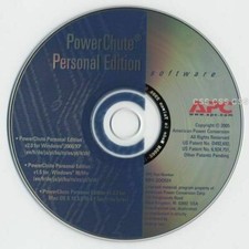 APC Power Chute Battery Backup Back-UPS Personal Edition Software CD Windows/Mac picture